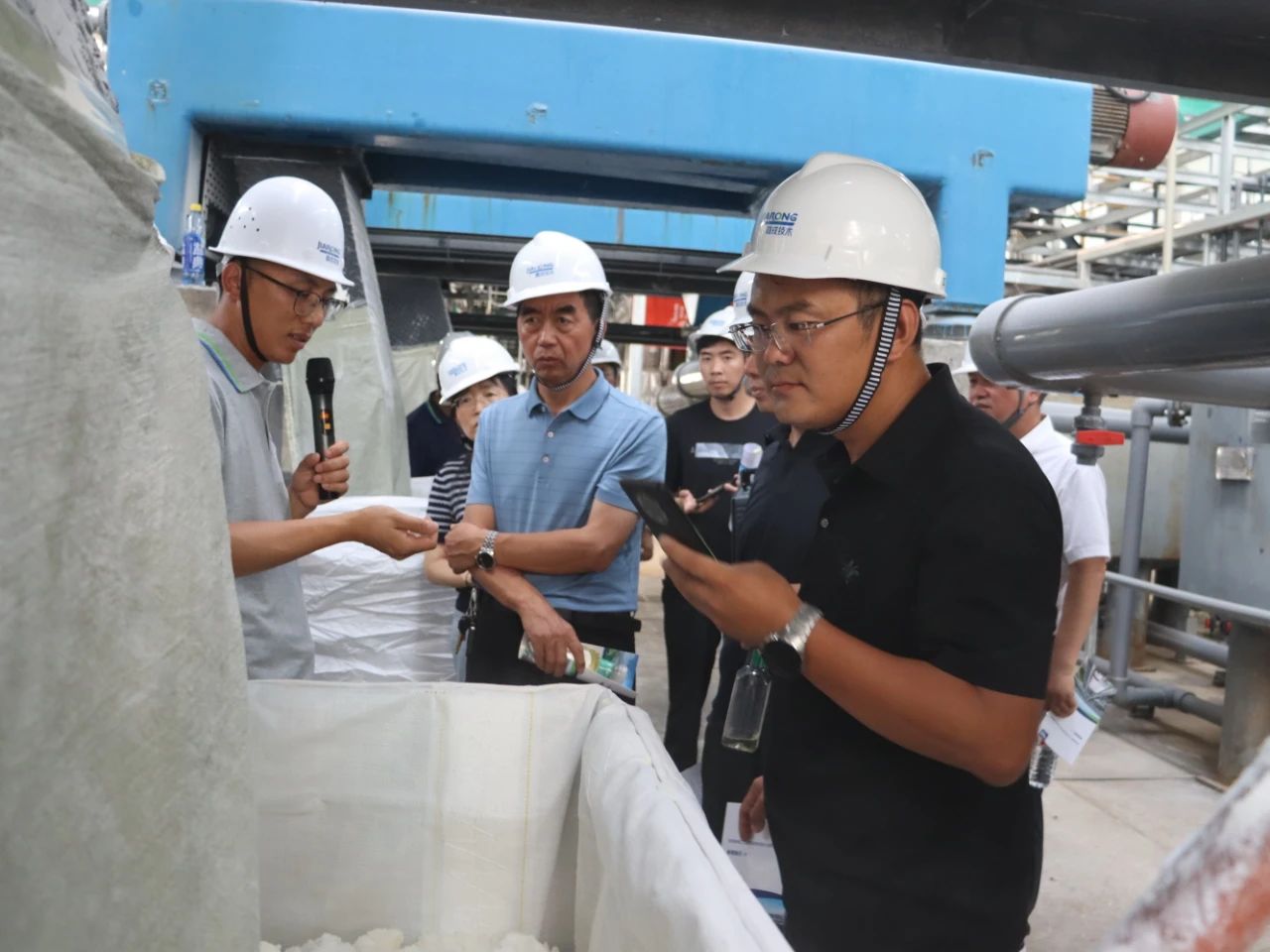 嘉戎技术榆横工业区污水处理项目验收